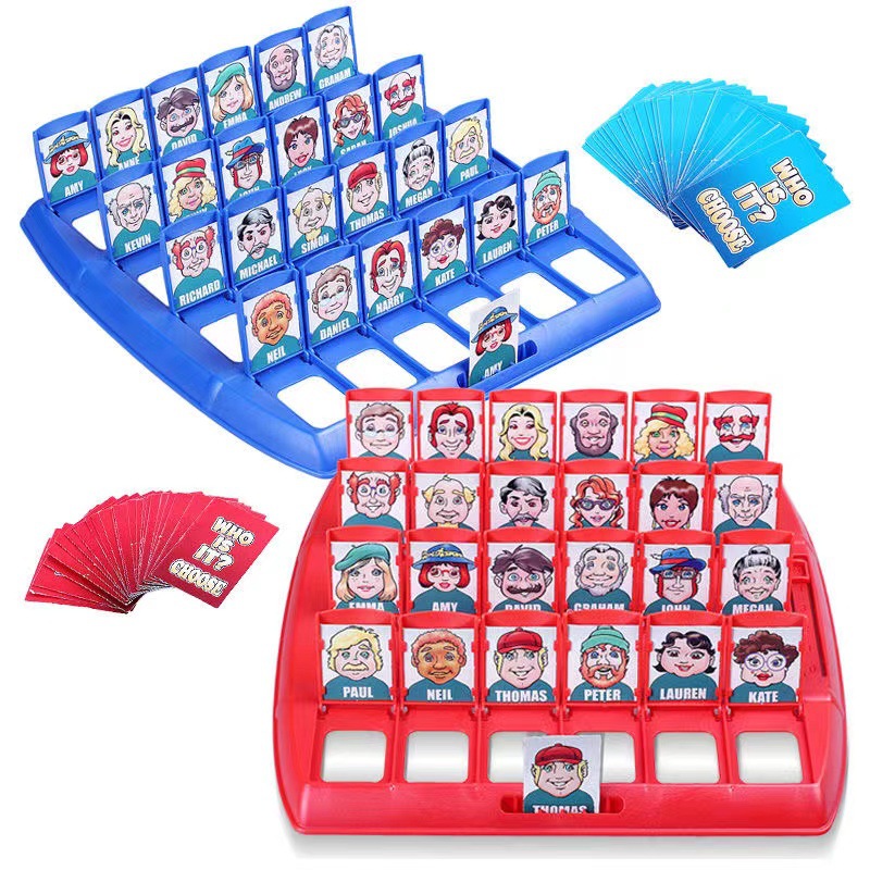 Shake the sound of the same double board game Guess who I am thinking logic parent-child reasoning game fun children's board game