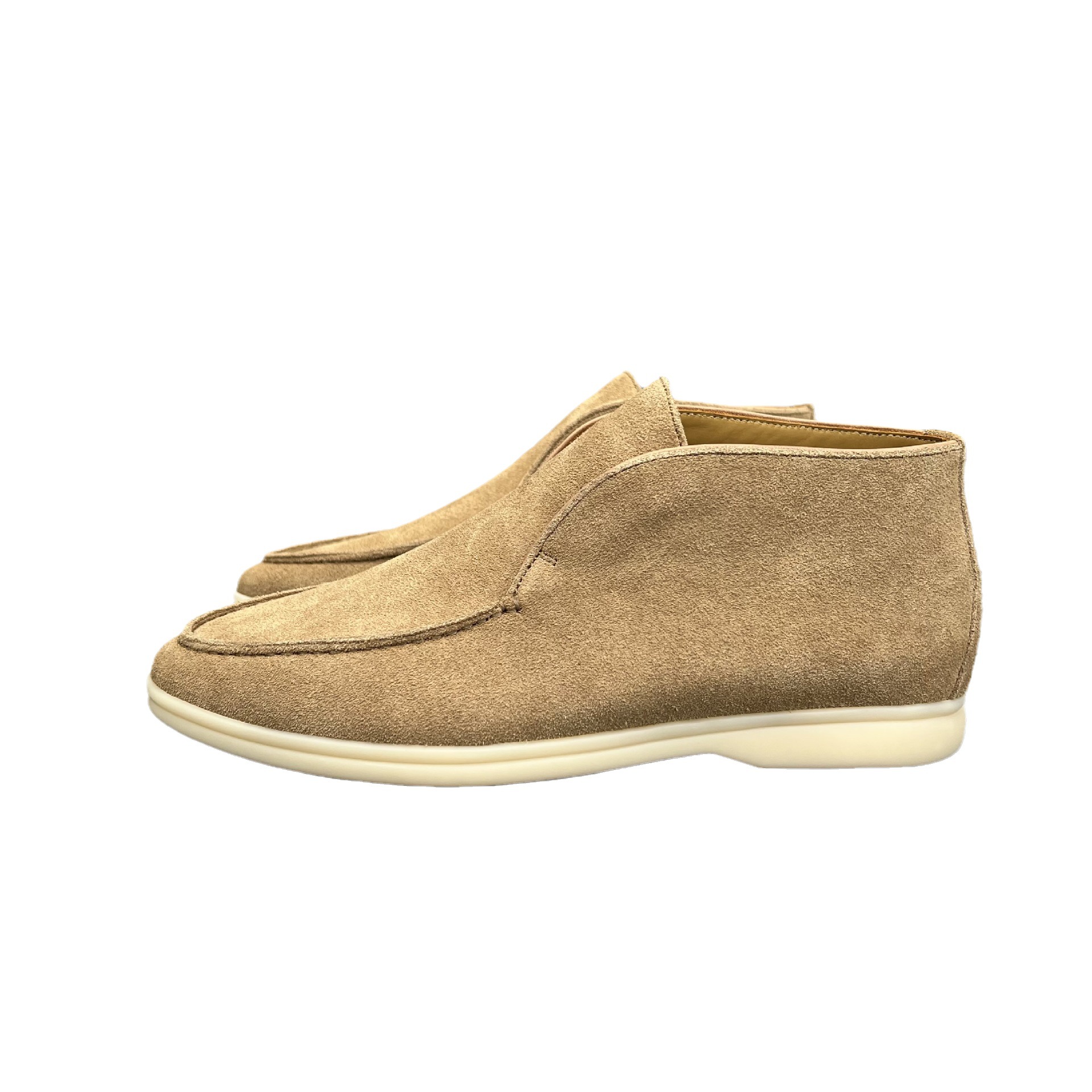 Loro * piana loafers Open Walk men's genuine leather LP high-top slip-on casual shoes noyou elegant
