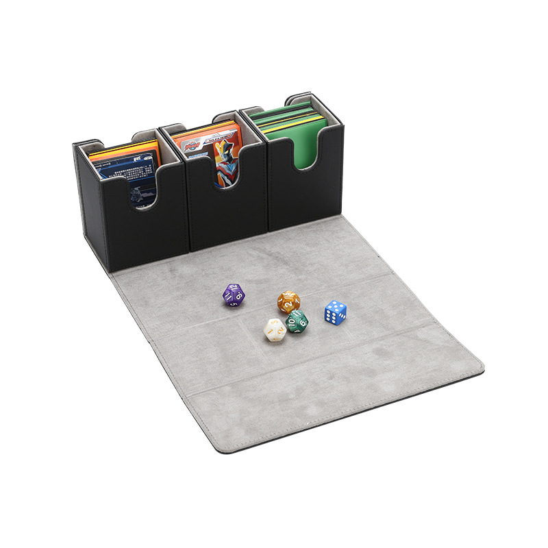 High-end atmosphere separation three-in-one combination set card box game Wang Baokemeng Ultraman card storage box