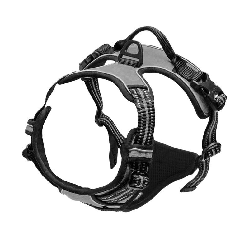 Amazon Pet Anti-Shock Explosion Vest Reflective Chest Strap Large Dog Chain Leash Dog Pet Supplies