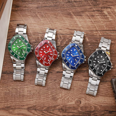 Cross-border twisted water ghost green water ghost men's watch Lao green water ghost watch home quartz watch wholesale a generation of hair