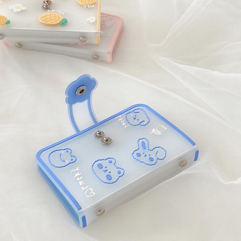 New 2021 Card Holder Women's Large Capacity Multi-Card Holder Japanese Style Small and Ultra-thin Anti-degaussing Card Holder