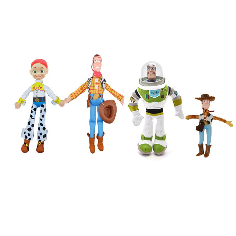 Rubber Head Woody Soft Toy Toy Story Woody Sheriff Trish Rubber Head Cowboy Hood Buzz