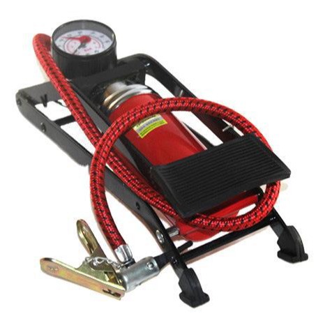 Supply high-pressure foot-operated pump car inflator pump portable car tools