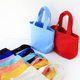 Z01 Bento Bag Solid Color Canvas Small Cloth Bag Portable Canvas Bag Lunch Box Cosmetic Bag Clutch Bag Storage Bag Small Bag