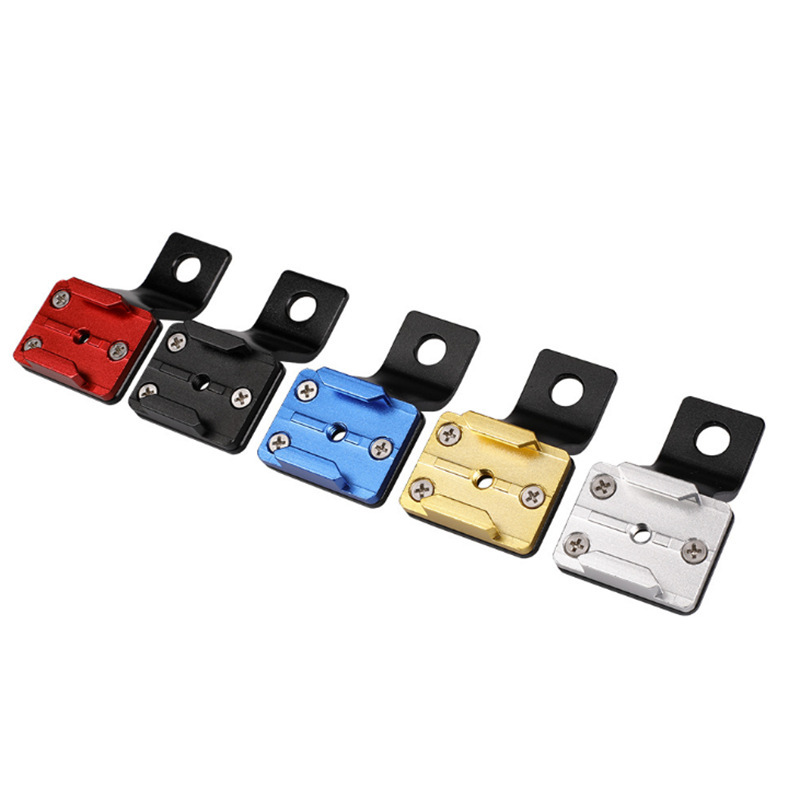 Wholesale Gopro sports camera accessories motorcycle rearview mirror bracket CNC aluminum alloy holder base bracket