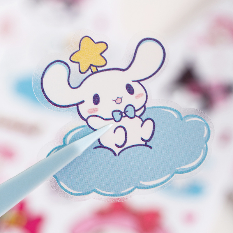 Sanrio stickers children's stickers cartoon stickers cute princess decorative creative waterproof coolomi stickers wholesale