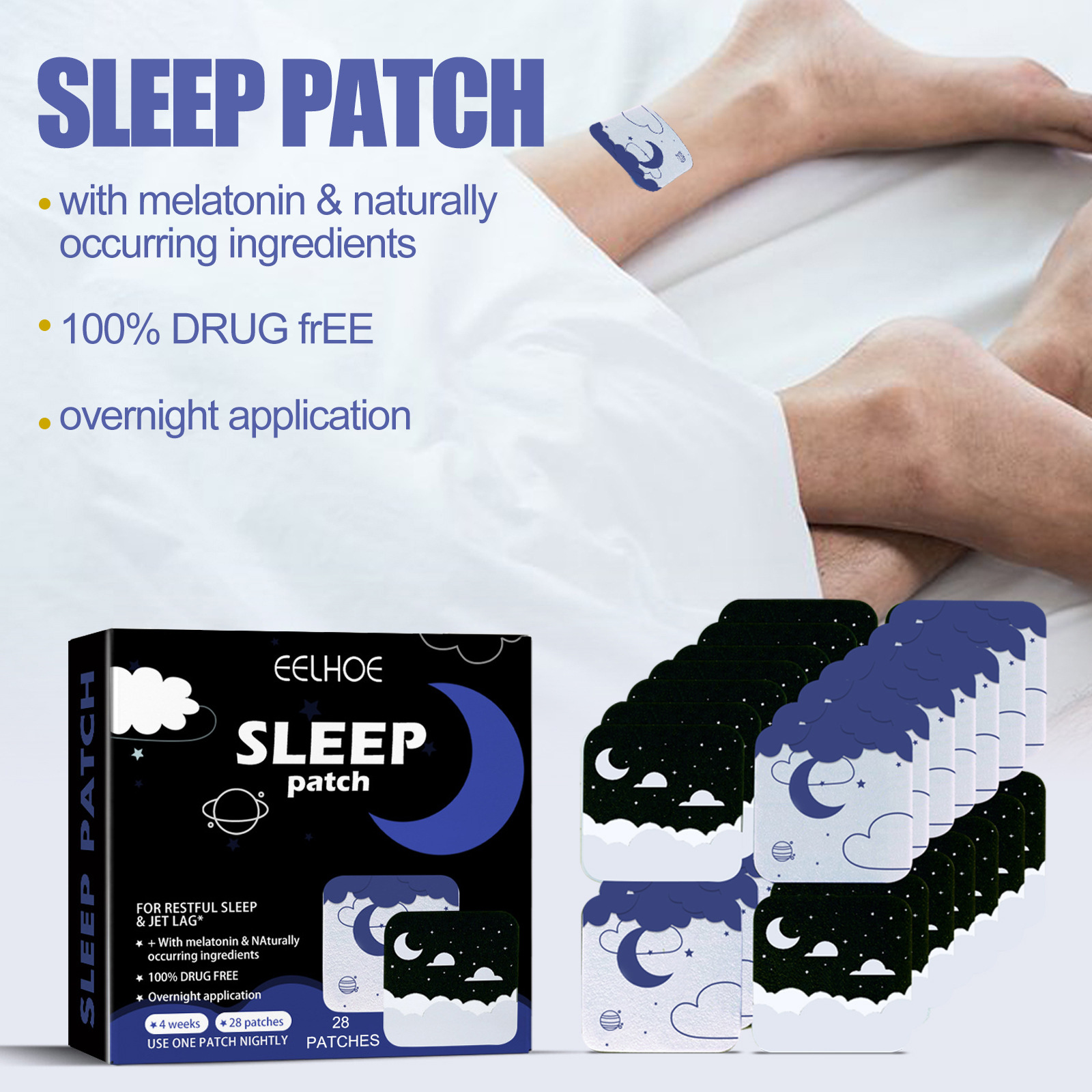 EELHOE Sleep Aid Paste to Improve Sleep Fall Asleep to Relieve Anxiety and Improve Sleep Quality Sleep Paste