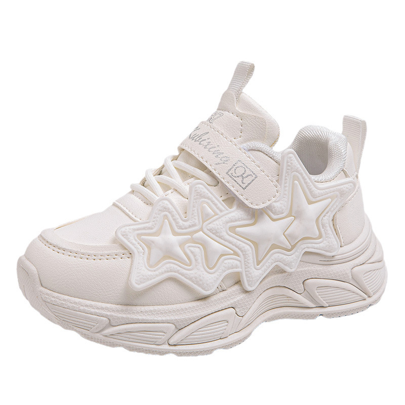 Children's sneaker 2024 Spring and Autumn new soft bottom lightweight non-slip breathable medium and big children versatile comfortable casual shoes
