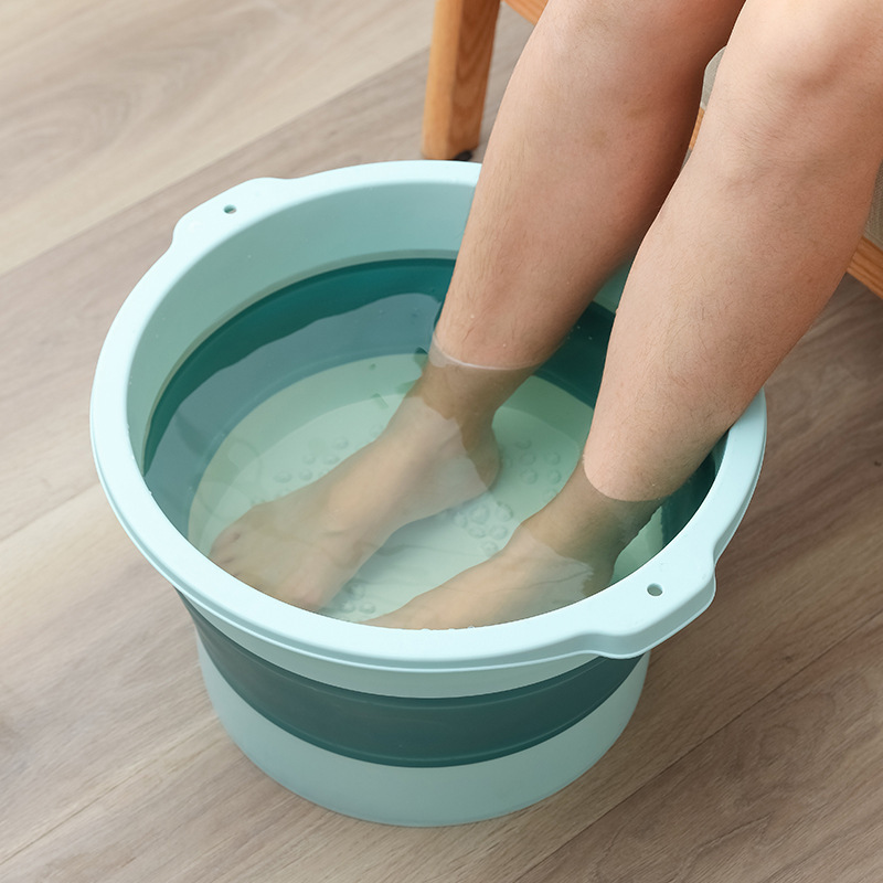 Foldable foot bath bucket household adult foot bath plastic foot bath portable Basin foot bath foot massage Basin