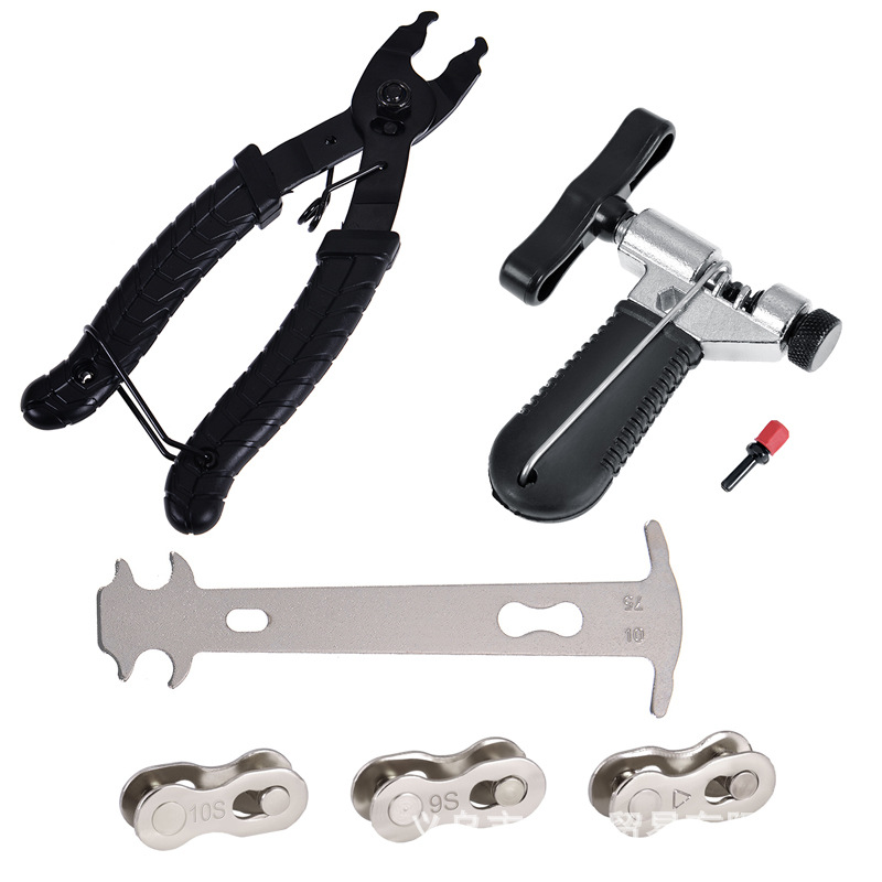 Bicycle Chain Tool Mountain Bike Chain Caliper Chain Cutter Chain Removal Tool Magic Clasp Pliers Tool