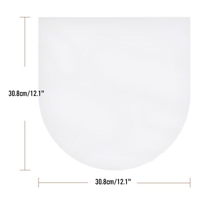 Factory wholesale transparent thick black film protection bag static removal semi-circular bag square disc arc bag in stock