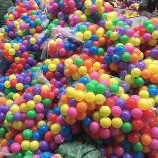 Net bag 50/100/200 plastic ball wave ball ocean ball environmental protection factory direct wholesale thick cross-border