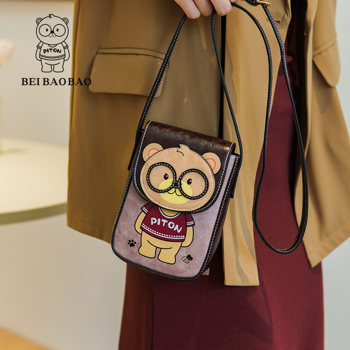 North Bag Source Factory 2025 New Fashion Mobile Phone Bag Lightweight Casual Crossbody Bag All-match Women's Bag Shoulder Bag