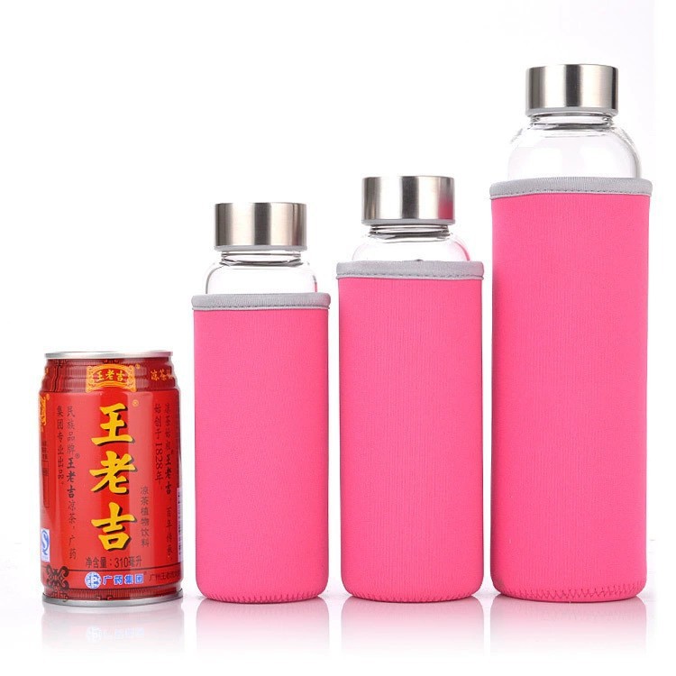 Foreign trade new high temperature fashion single glass outdoor sports Cup creative large capacity glass bottle gift