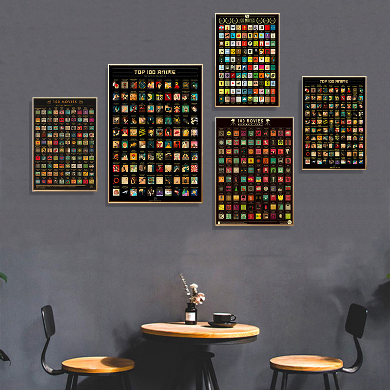Cross-border American Retro Photo Wall Decorative Painting Canvas Painting Creative Art HD Spray Painting Canvas Poster