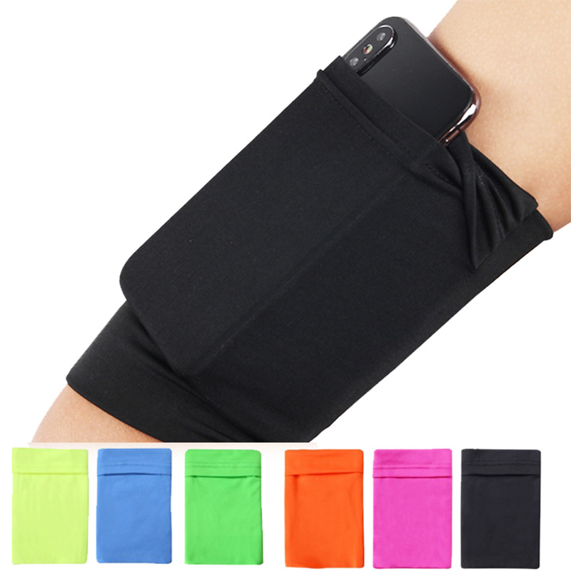 Running Mobile Phone Arm Bag Sports Wrist Bag Outdoor Cycling Mobile Phone Bag Men's and Women's Fitness Marathon Arm Cover Coin Purse