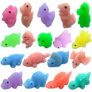 Cross-border hot selling cute animal creative novelty soft glue dinosaur pinch music decompression vent ball wholesale