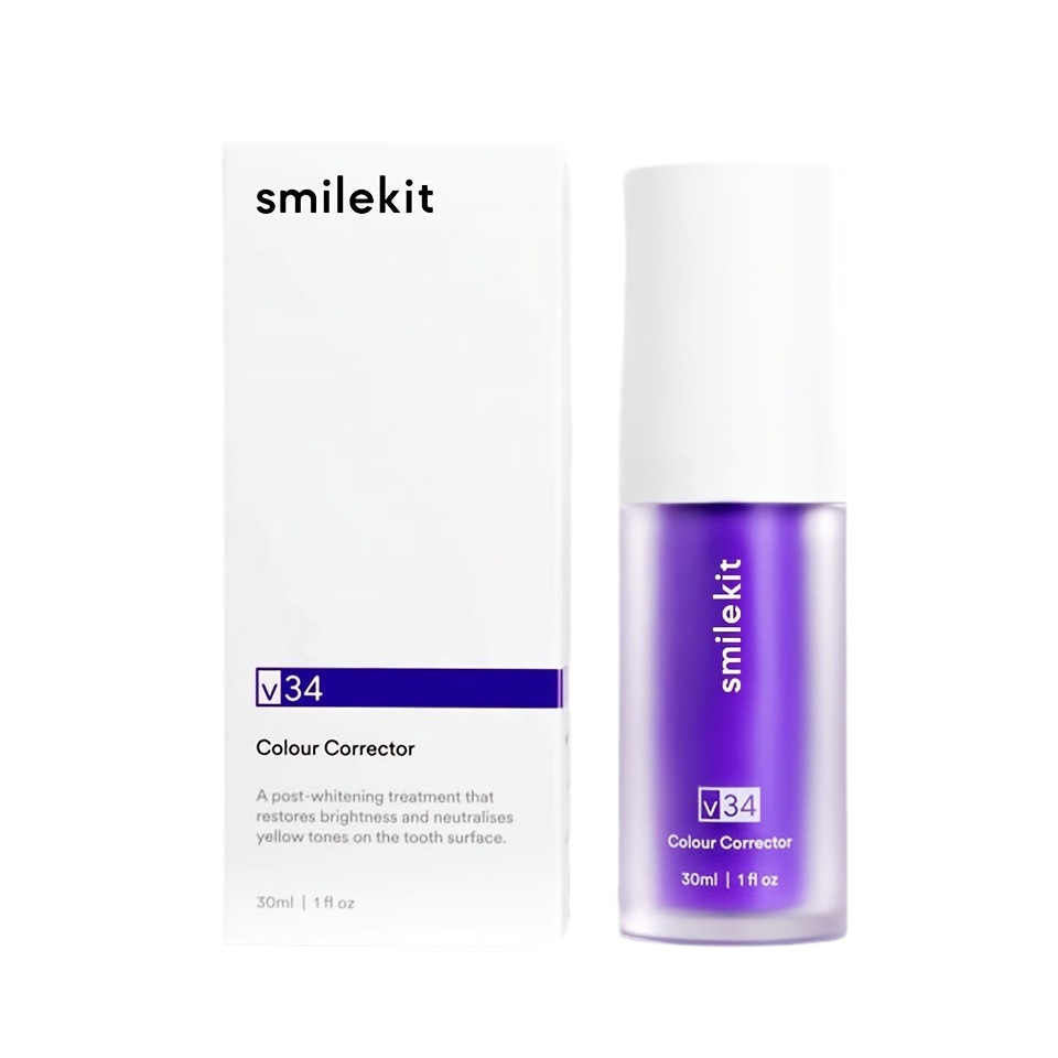Cross-border Tooth Cleaning V34 Toothpaste Small Purple Bottled Purple Toothpaste Tooth Cleaning Press Toothpaste