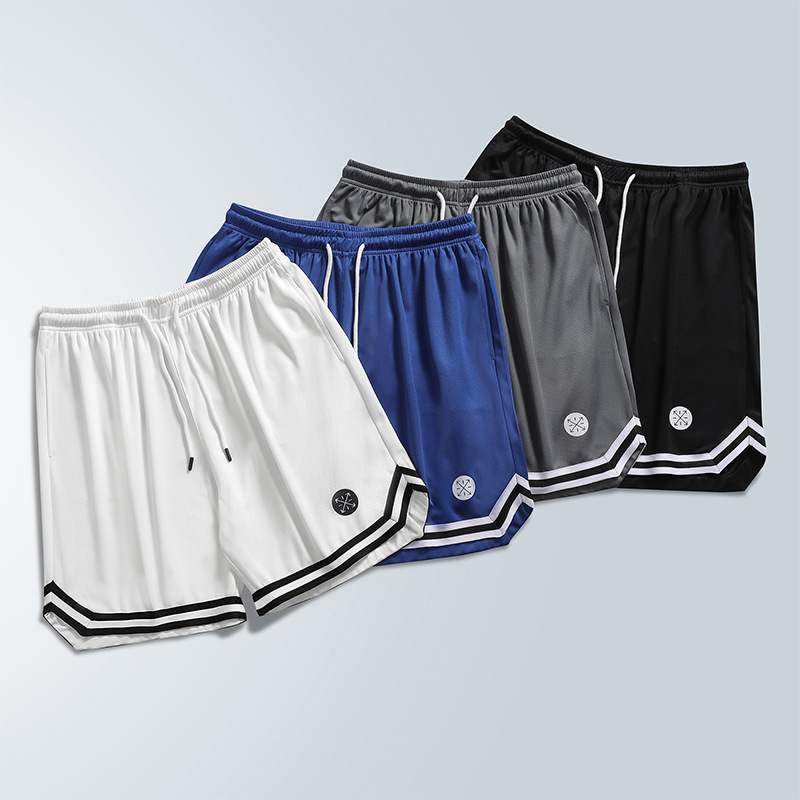 Summer loose casual shorts men's cropped pants thin breathable quick-drying cropped pants outdoor shorts beach pants