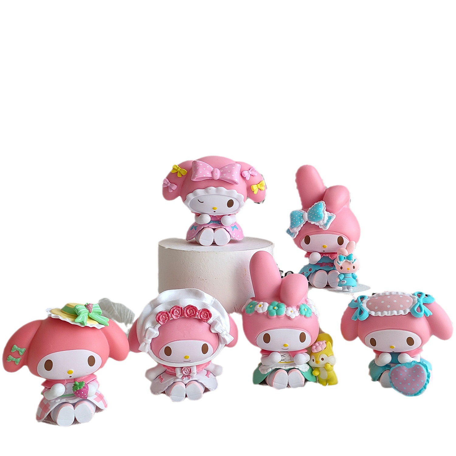 In stock factory wholesale hot selling online celebrity live broadcast decoration KT cat Yugui dog melti solid pvc hand-made doll