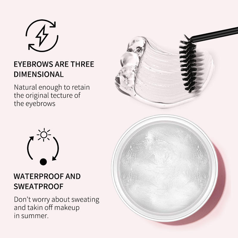 OCHEAL European and American  foreign trade Wild Eyebrow Cream natural shaping liquid transparent colorless gel Shaping eyebrow soap eyebrow gel