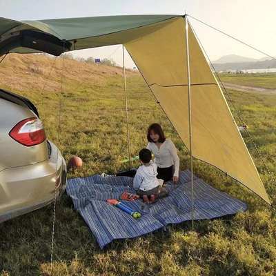 Car side awning rainproof SUV car side tent side canopy outdoor off-road vehicle self-driving tour vehicle equipment