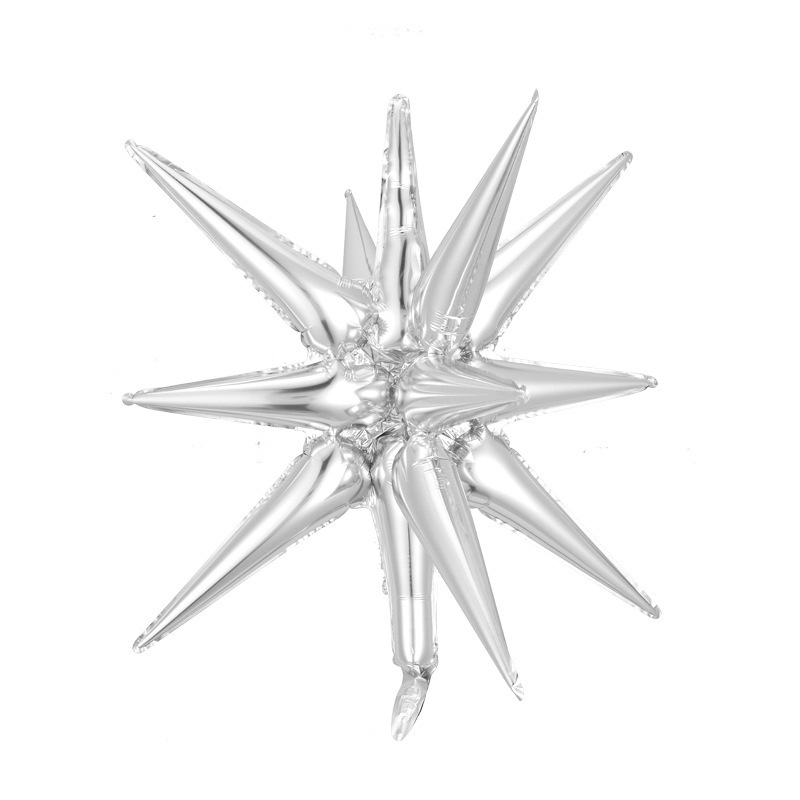New 22-inch conjoined explosion star aluminum film 27-inch conjoined explosion star balloon party layout wholesale balloon