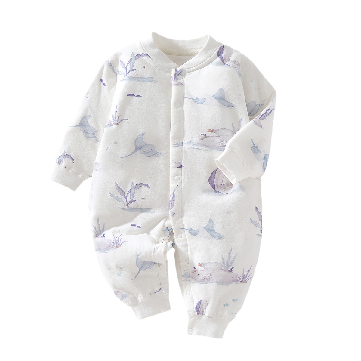Newborn clothes cotton romper 40g boneless jumpsuit baby autumn and winter clothing thin cotton romper baby jumpsuit