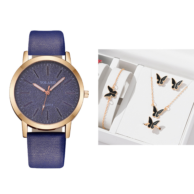 Fashion Plaid Pattern Women's Decorative Watch Foreign Trade New Simple Digital Scale Quartz Watch for Women