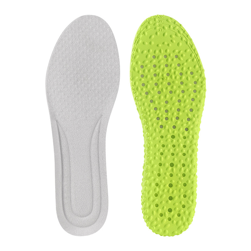 Popcorn height increasing insole men's sports air cushion shock absorption invisible not tired feet boost Inner height increasing cushion shock-absorbing female summer