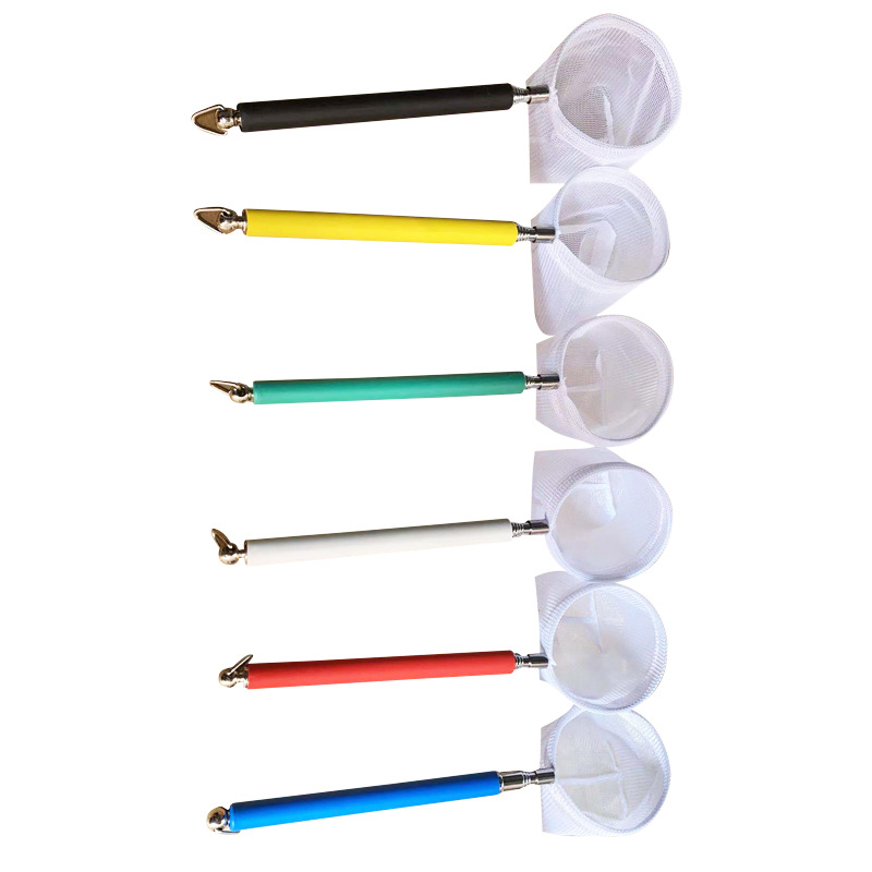 Fish fishing net net pocket retractable 3D shrimp fishing round small fishing aquarium accessories fishing net accessories cleaning
