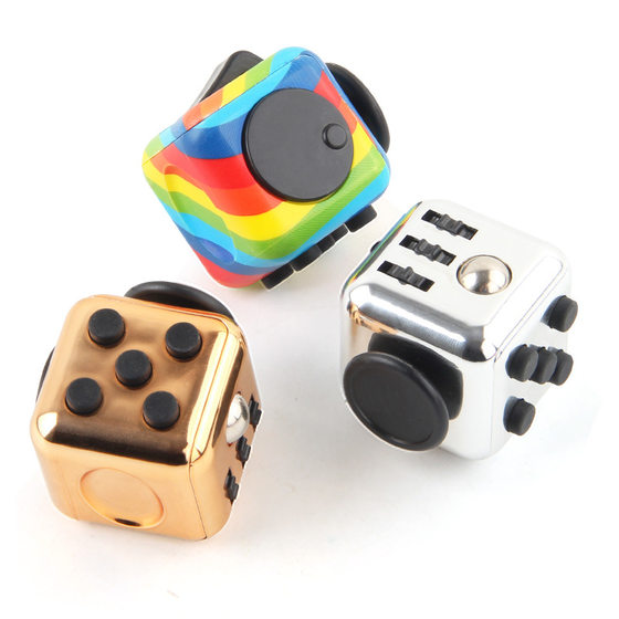 Factory wholesale finger vent toy decompression infinite cube Magic decompression DICE creative decompression artifact