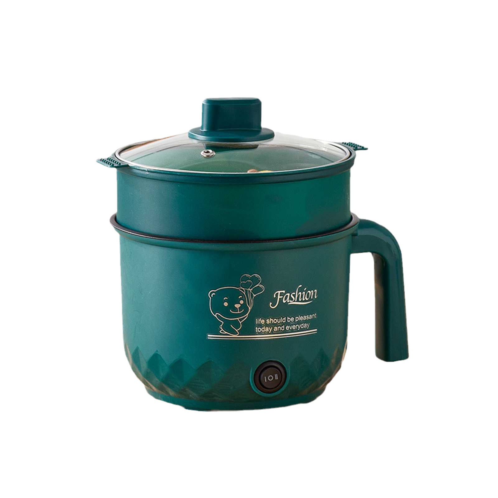 Multi-functional Electric Cooker Student Dormitory Mini Instant Noodle Small Electric Cooker Household Integrated Electric Hot Pot Gift logo