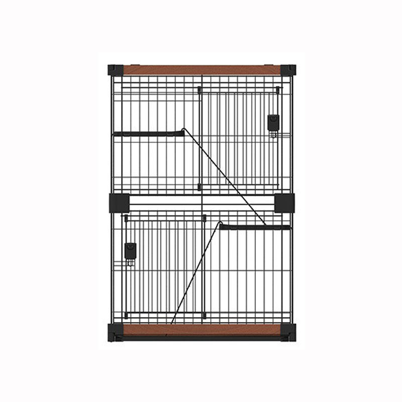 Pet cage tray drawable wood plastic cat cage dog cage pet dog fence factory for pet supplies cage