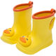 Fawn Milly Children's Rain Boots New Waterproof Non-Slip Soft Bottom Cute Cartoon Boys and Girls Outdoor Baby Rain Boots