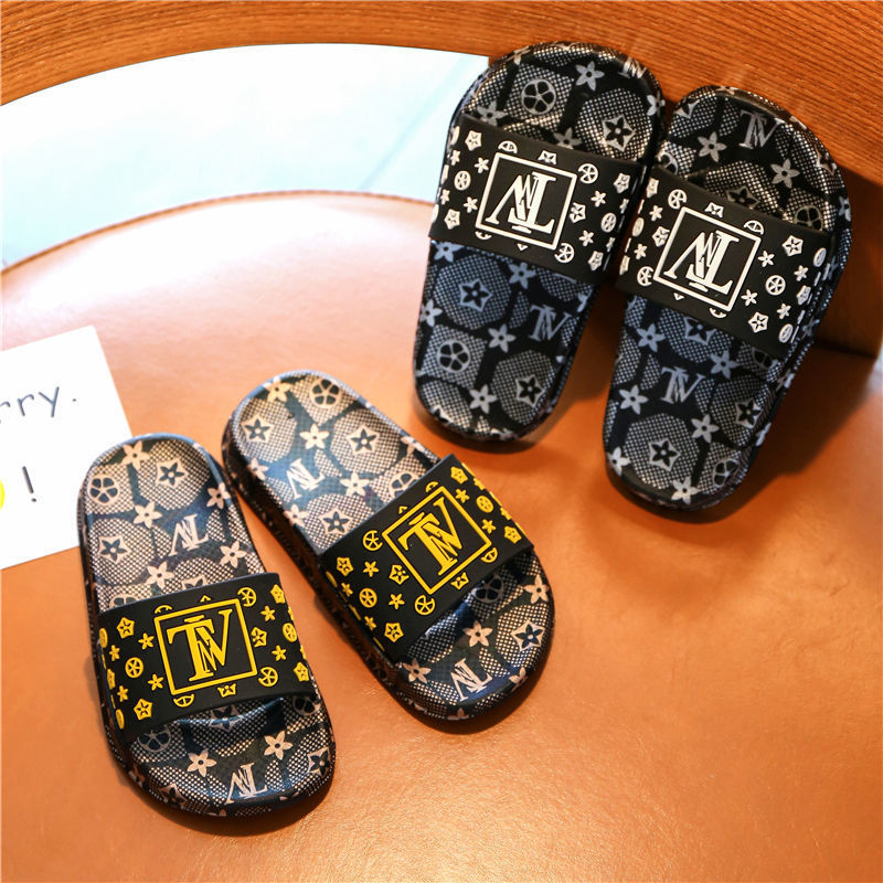 Girls' Slippers Summer Cute Little Princess Non-slip Soft Bottom Small and Medium-sized Children's Fashionable Outer Wear Parent-child Children's Slippers