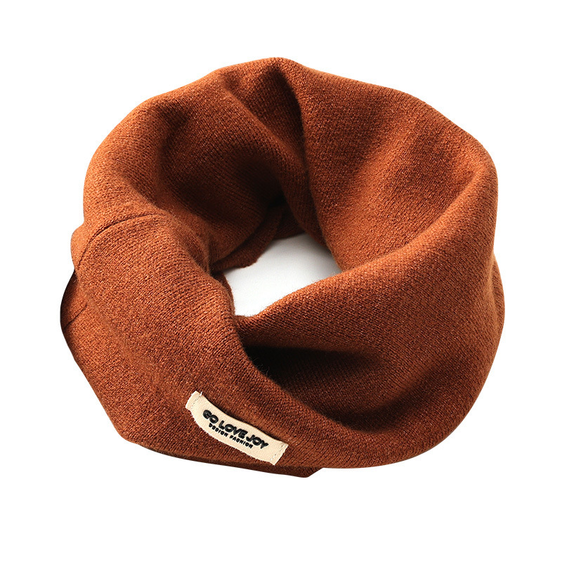 New Style Scarf Hat One Solid Color Cold-proof Mask Hanging Ear Women's Wool Scarf Autumn and Winter Korean Style Fashionable Warm