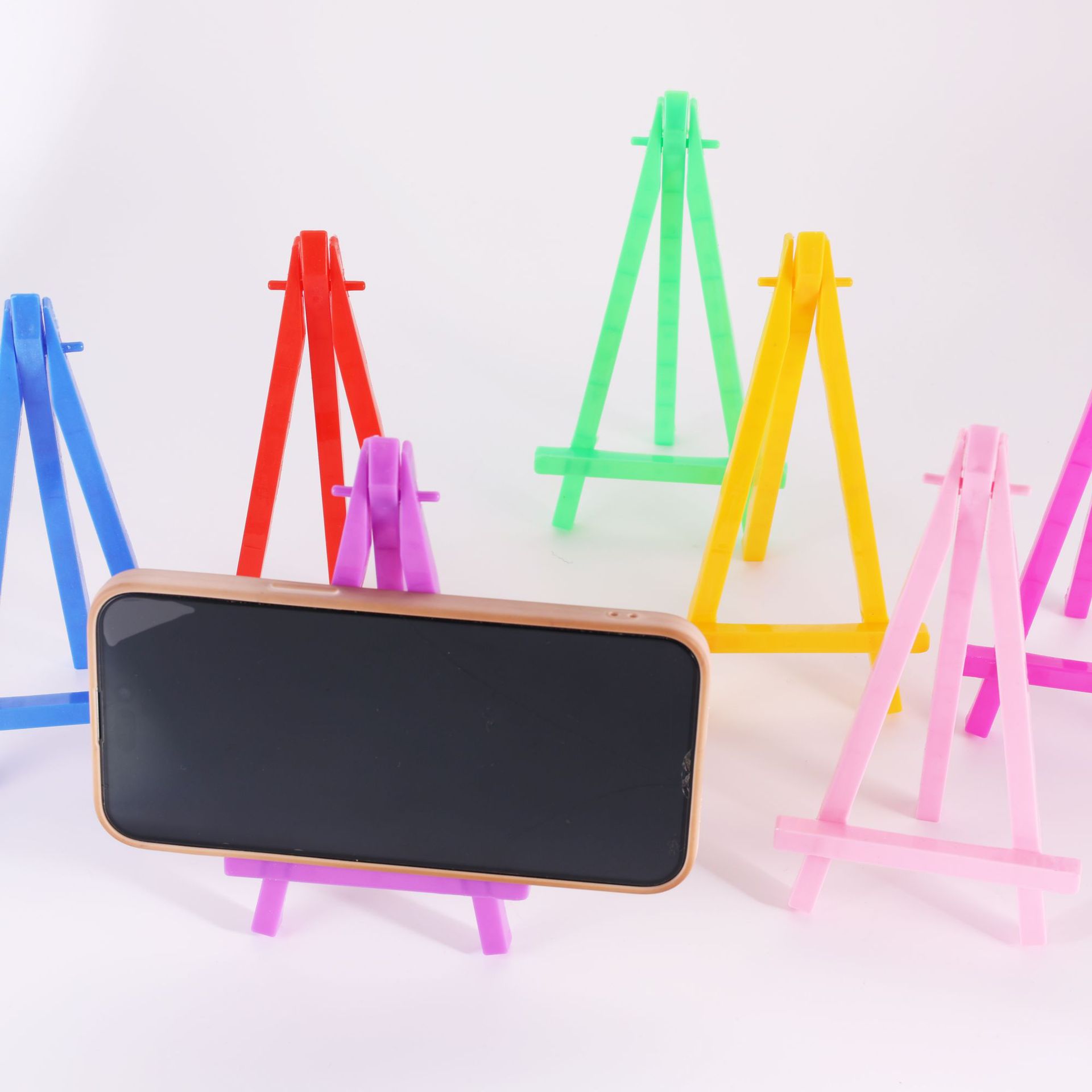 Display small easel plastic Mini children's easel mobile phone holder painting display tripod