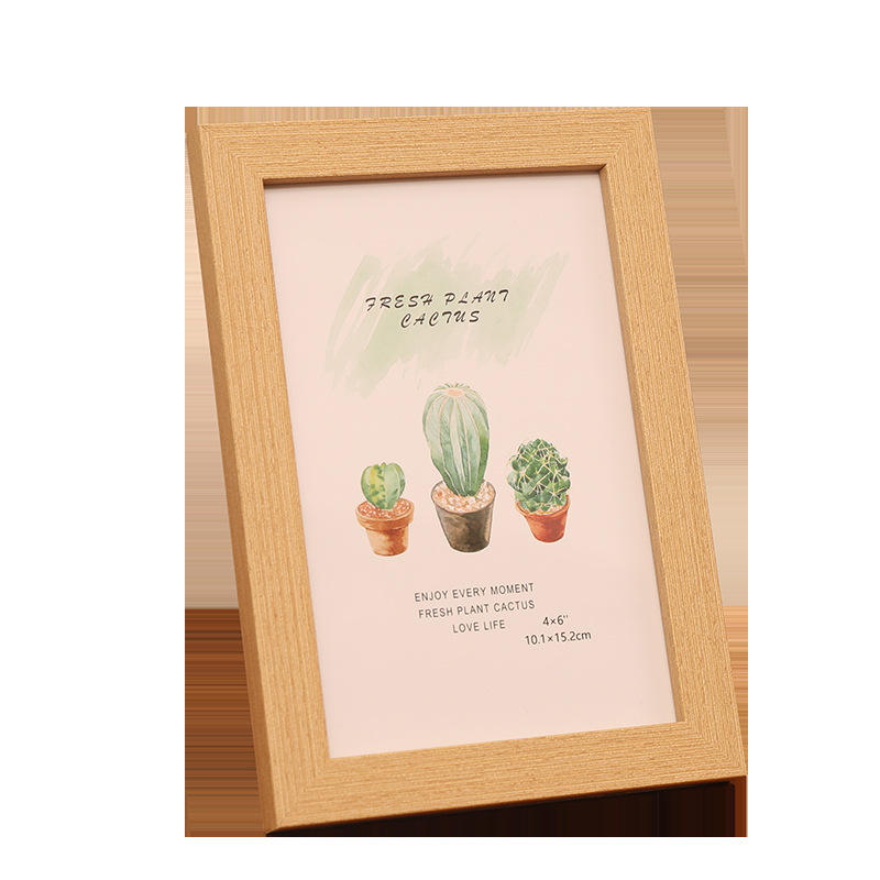 Simple modern wooden photo frame table 5 inch 6 inch 7 inch 8 inch 10 inch A4 picture frame wall Photo Wall photo studio photo frame
