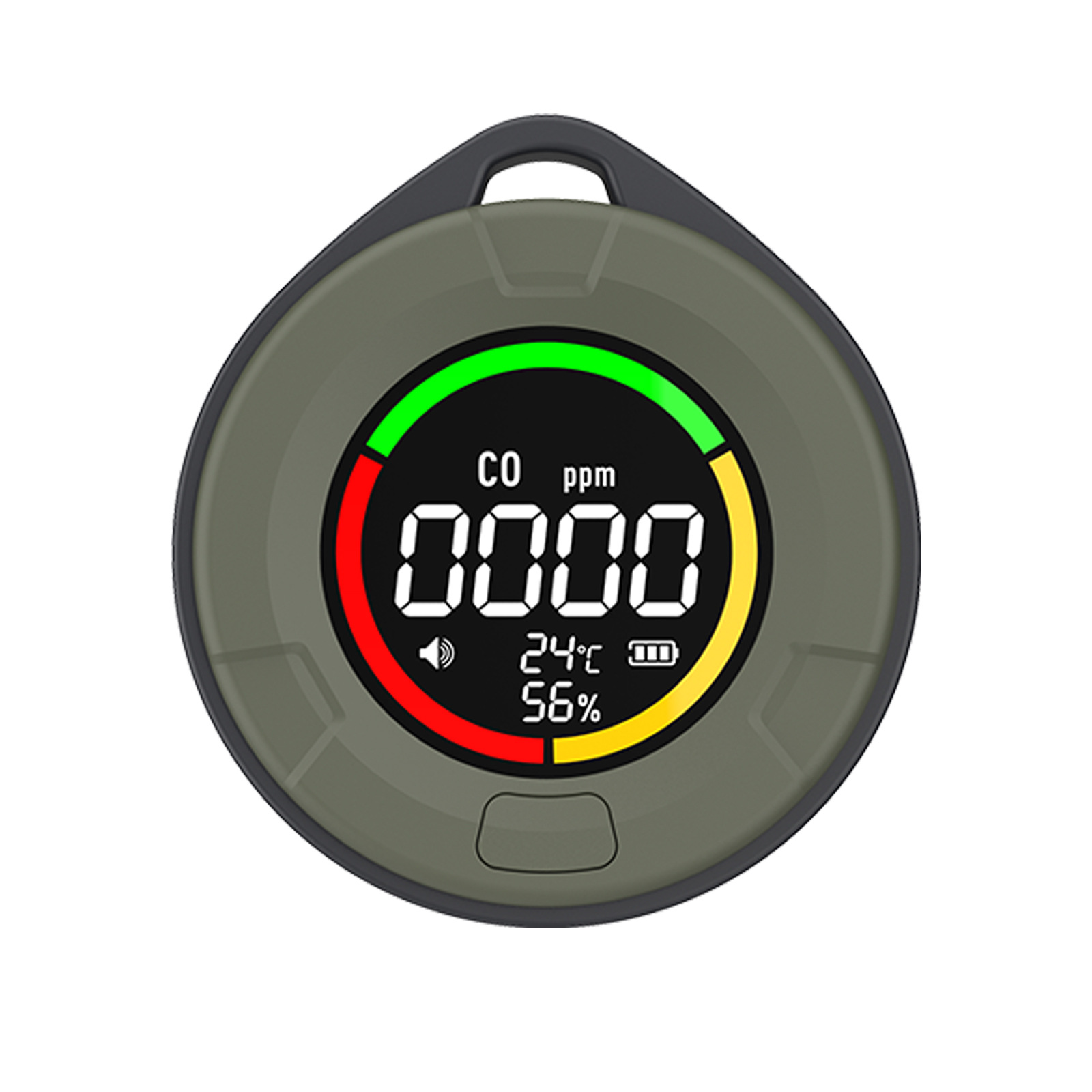 New portable carbon monoxide air detector CO household air quality monitor camping anti-poisoning