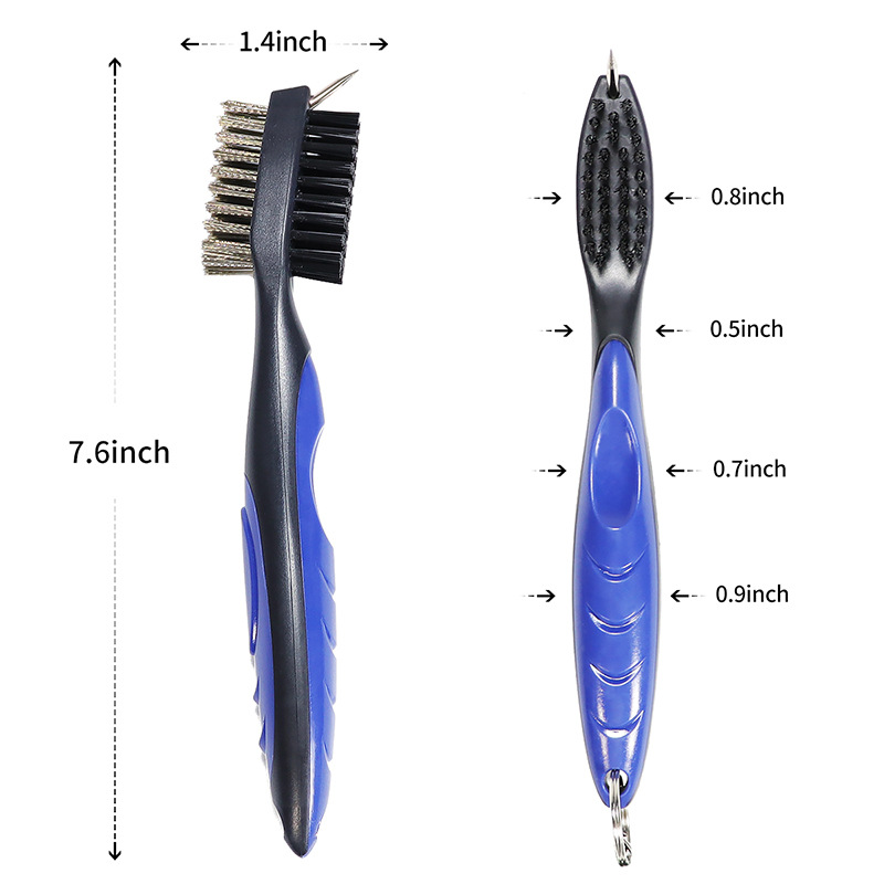 ABS Golf Club double-sided brush cleaning brush brush portable golf cleaning supplies factory wholesale