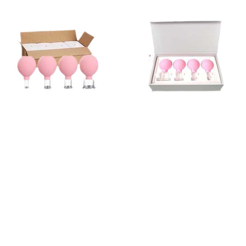 Glass facial eye rib-pulling can-walking device facial PVC ball glass vacuum beauty Cup massage Cup convenient
