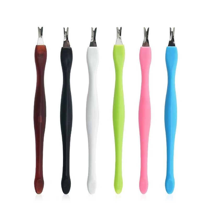 Nail dead skin fork sharp stainless steel exfoliating nail pick dead skin push shovel nail tools wholesale