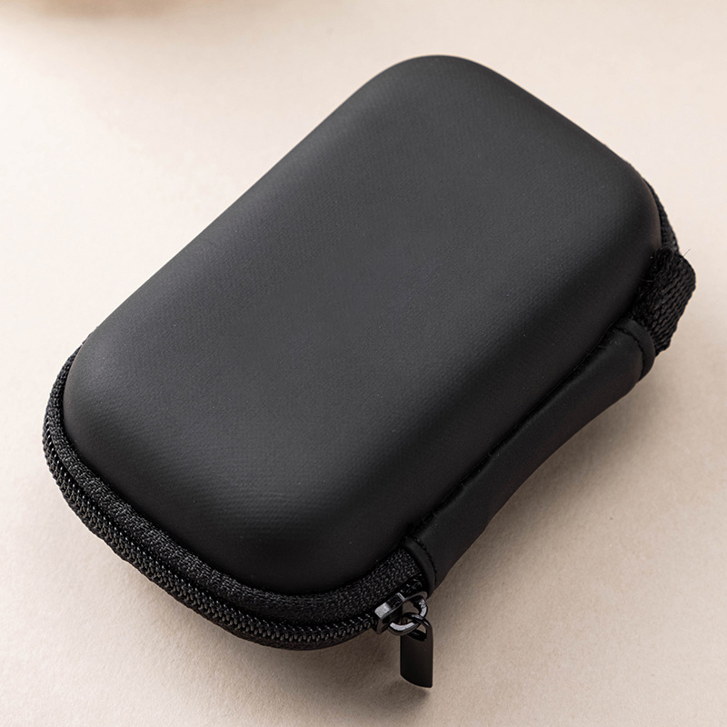 eva Storage Bag Headset Storage Box Data Cable Charger Storage Box Mobile Hard Disk Bag Zipper Bag
