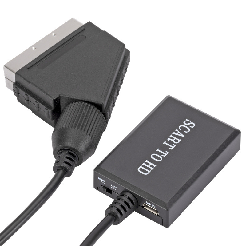 HD scart to hdmi converter scart to hdmi adapter cable video cable 1080P converter