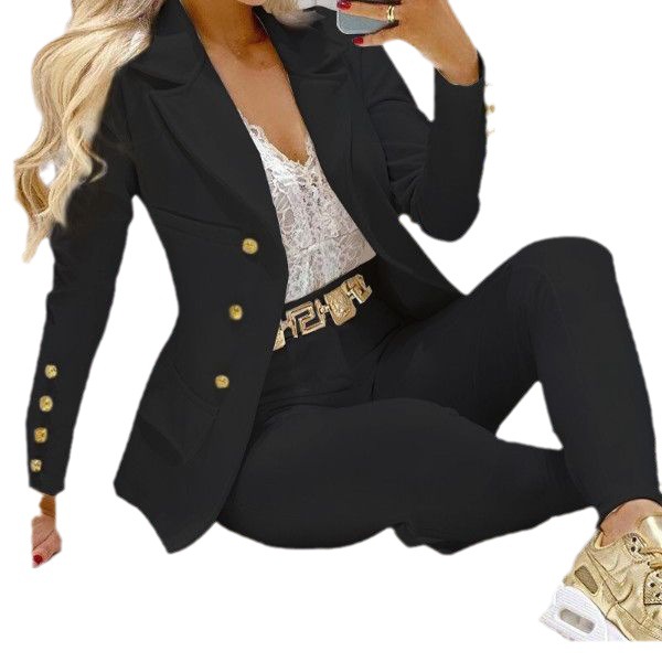 2024 New Casual Fashion Small Suit Suit Women's Clothing