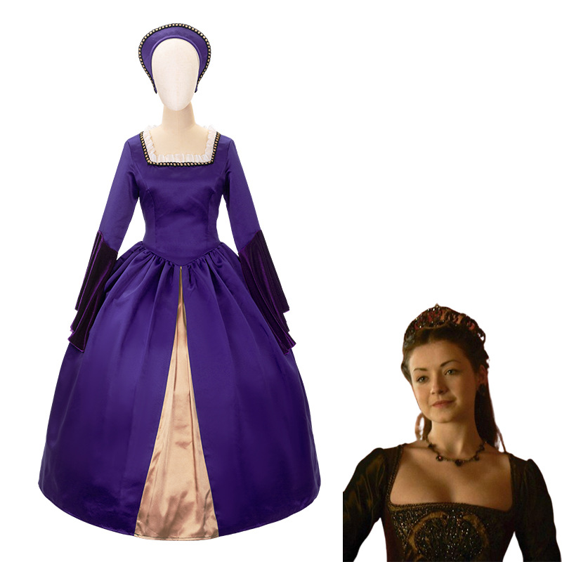 Factory Direct supply Halloween Tudor Mary COS princess dress artistic stage performance dress Mary princess dress