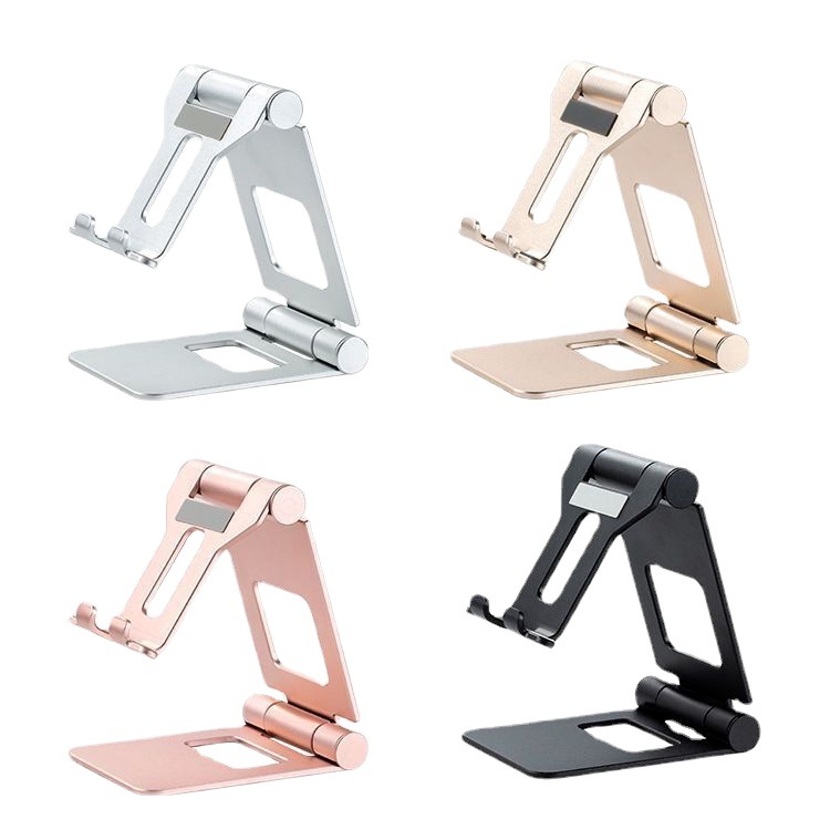 Aluminum Alloy lazy desktop mobile phone folding bracket tablet universal anchor live broadcast fast hand TikTok support seat