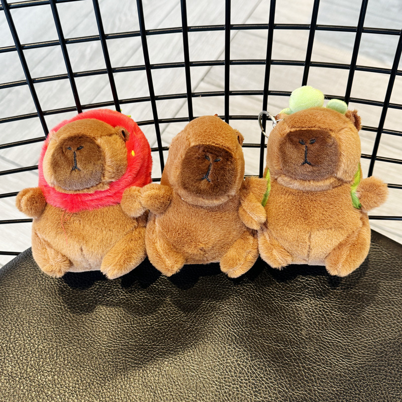 Kapibala Plush Toy Capybara Doll Doll Keychain Catching Doll Machine Doll Boutique Plush Pendant